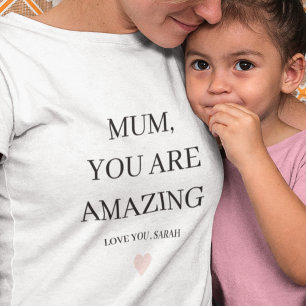 T-shirt Special Personnalisé MUM Vous Êtes Extraordinaire 