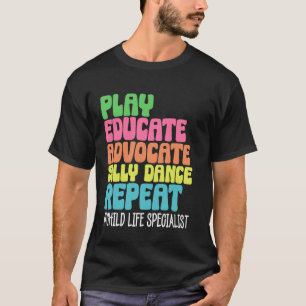 T-shirt Spécialiste certifié de la vie de l'enfant hôpital