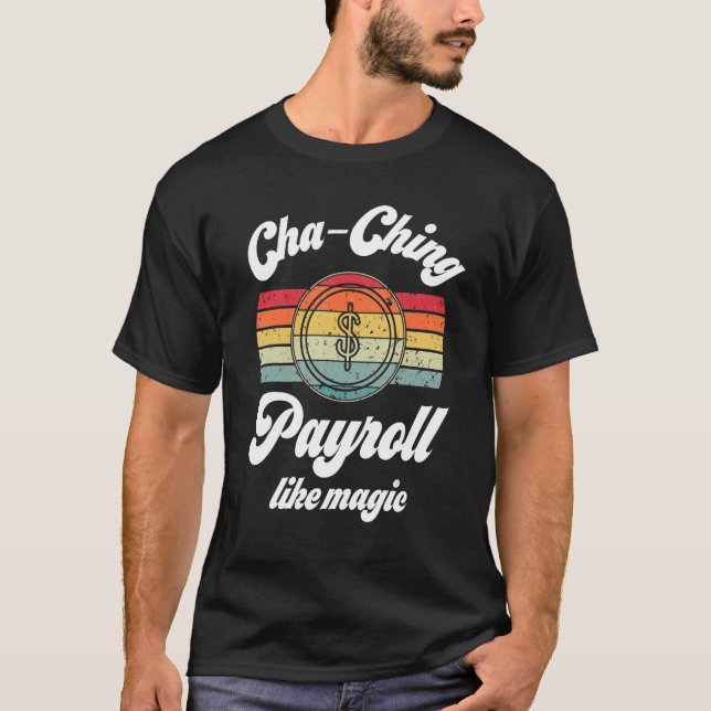 T-shirt Spécialiste de la paie Greffier Appréciation de la (Devant)