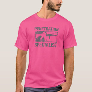 T-shirt Spécialiste de la pénétration Ar15 Fusil Mens Gun
