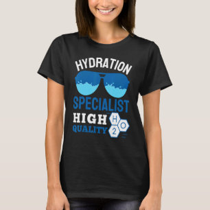 T-shirt Spécialiste de l'hydratation Chef d'équipe Footbal