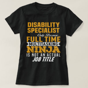 T-shirt Spécialiste des personnes handicapées