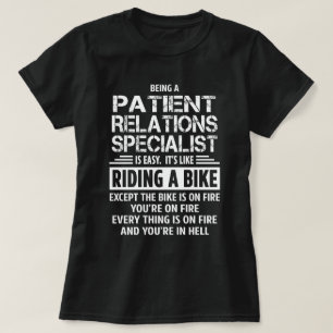 T-shirt Spécialiste des relations avec les patients