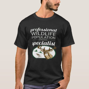T-shirt Spécialiste du contrôle de la faune Deer Predator