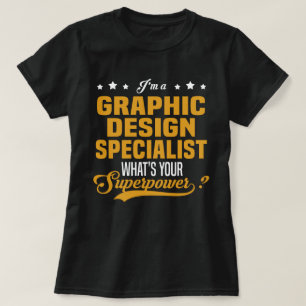 T-shirt Spécialiste en design graphique