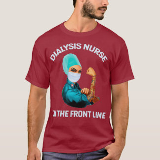 T-shirt Spécialiste en dialyse infirmière en première lign
