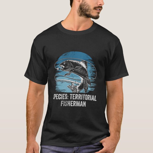 T-shirt Species Territorial Fisher Introvert Fishing Antis (Devant)