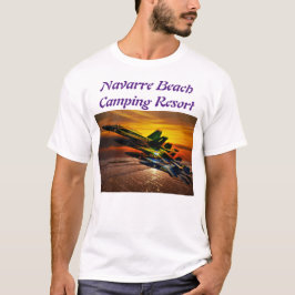 T-shirt Spectacle Aérien Au-Dessus De L'Eau Au Coucher Du 