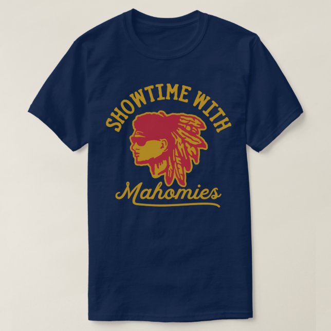 T-shirt Spectacle avec Mahomies Patrick Mahomes Kansas Cit (Design devant)