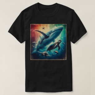 T-shirt Spectre aquatique Sea Life Rétro