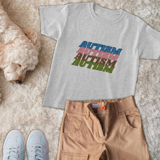 T-shirt Spectre d'autisme Trouble amusant coloré