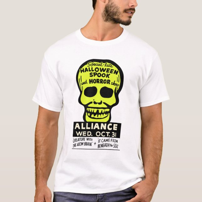 T-shirt Spectre de Special de Halloween défunts et (Devant)