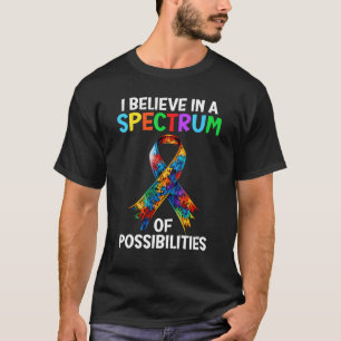 T-shirt Spectre des possibilités de sensibilisation à l'au