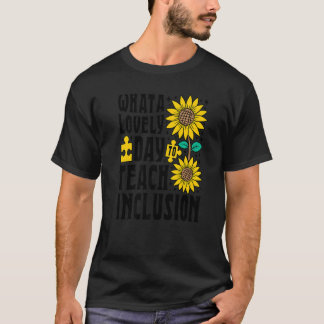 T-shirt SPED Enseignant Quel Beau Jour Pour Enseigner L'In