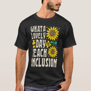 T-shirt SPED Enseignant Quel Beau Jour Pour Enseigner L'In