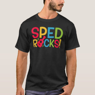 T-shirt SPED Rocks Enseignant Spécial Enseignant Conducteu