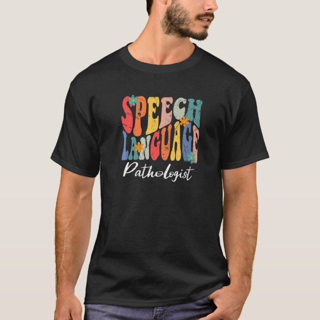 T-shirt Speech Language Pathologist SLP Speech Therapy Pat (Devant)