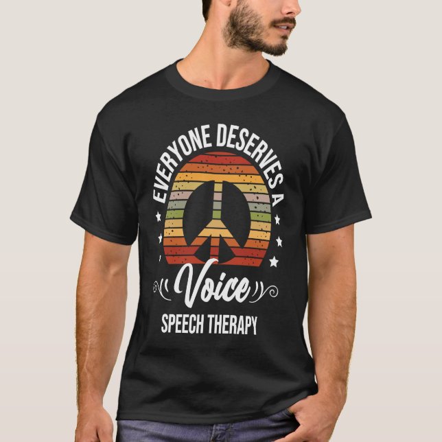 T-shirt Speech Therapy Speech Language Pathologist SLP (Devant)