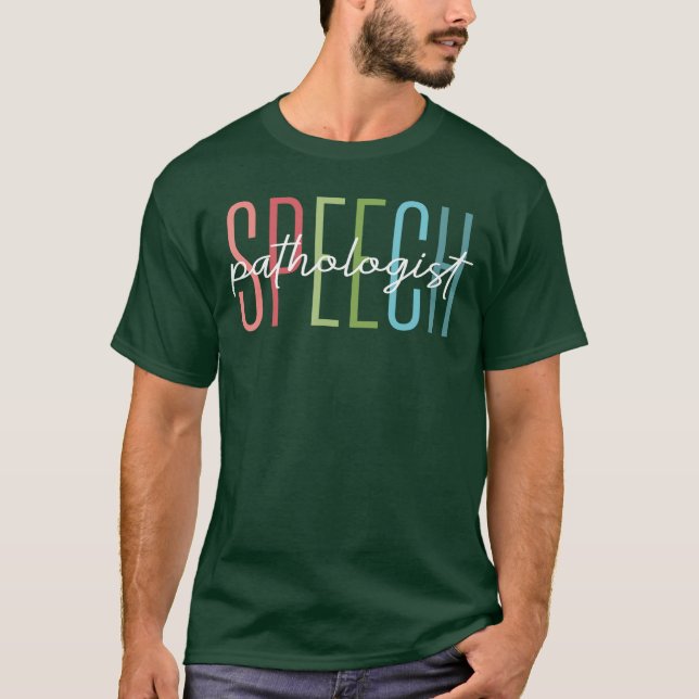T-shirt Speechherapy Speech Language Pathologistherapist S (Devant)