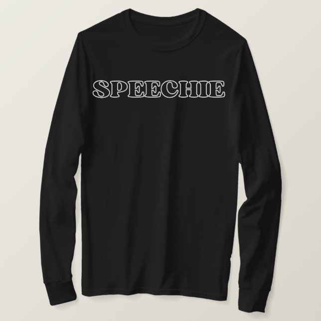 T-shirt SPEECHIE Shirt, Don Pathologiste du langage vocal, (Design devant)
