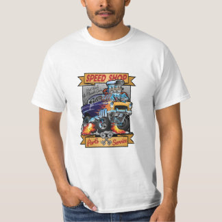 T-shirt Speed Shop Hot Rod Muscle