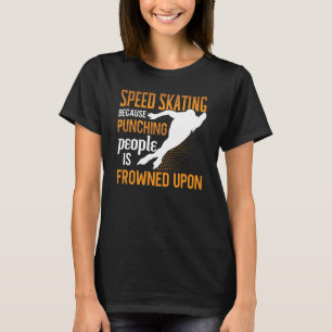 T-shirt Speed Skating Skates Short Track Skater Workout Tr