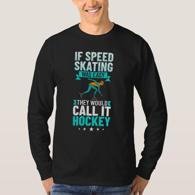 T-shirt Speed Skating Skates Short Track Skater Workout Tr (Devant)
