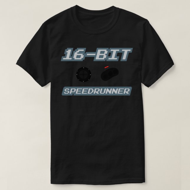 T-shirt Speedrunner 16 bits 5 (Design devant)
