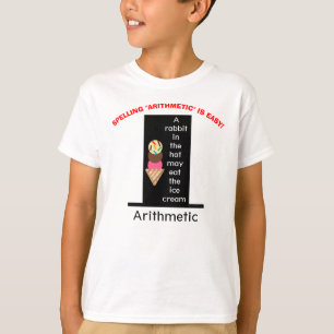 T-shirt Spell Arithmétique Magicien Casquette crème glacée