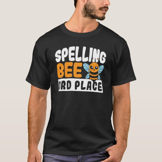 T-shirt Spelling Bee 3rd Place School Spelling Bee (Devant)