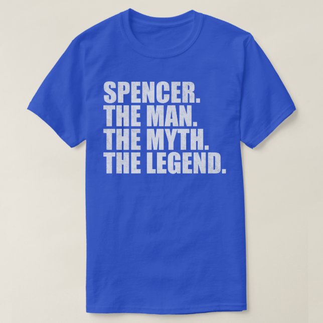 T-shirt SpencerSpencer Nom Spencer nom donné (Design devant)