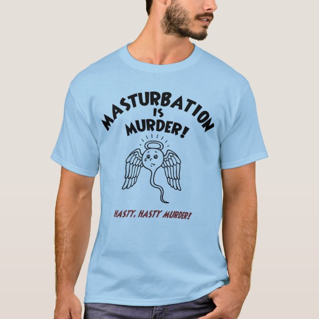 T-shirt Spermicide ! La main dans le sac ! (Devant)