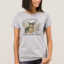 T-Shirt | Sphynx Cat Ninja in Angel Wings