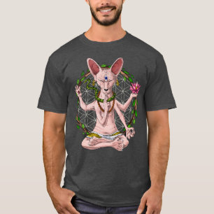 T-shirt Sphynx Cat Yoga