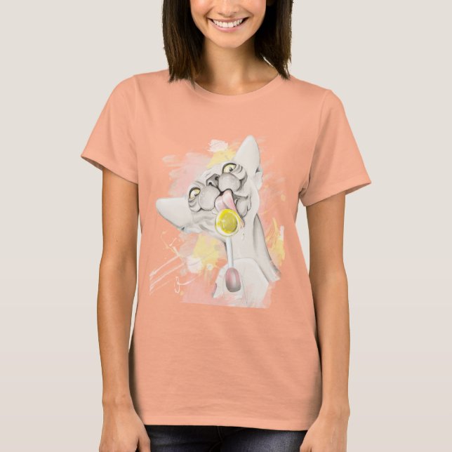 T-shirt Sphynx chat Sweet Life (Devant)