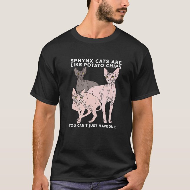 T-shirt Sphynx Chats Sont Comme Sphinx Hairless Chat Propr (Devant)