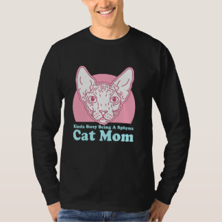 T-shirt Sphynx Maman Chat Maman Chat Propriétaire de Chat