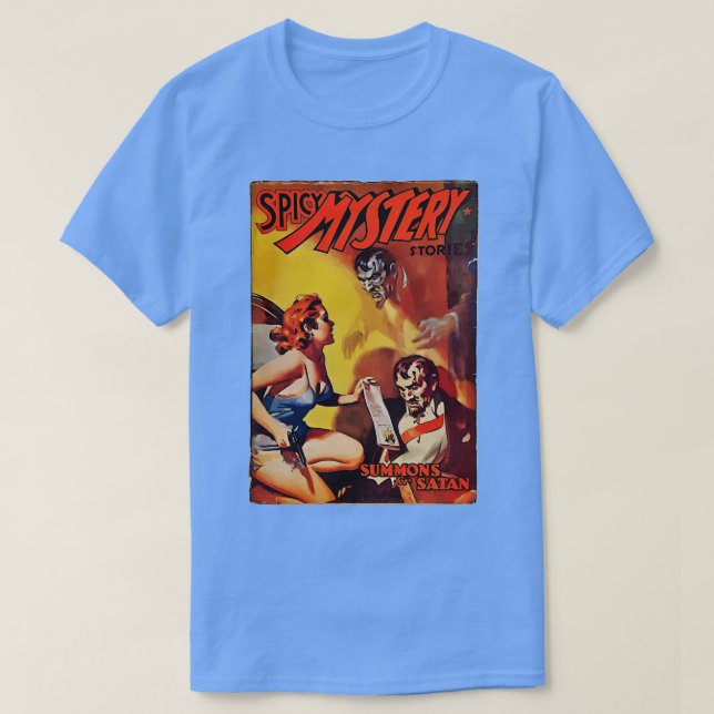 T-shirt Spicy Mystery Summons Pour Satan (Design devant)