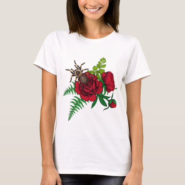 T-shirt Spider bouquet 2 (Devant)