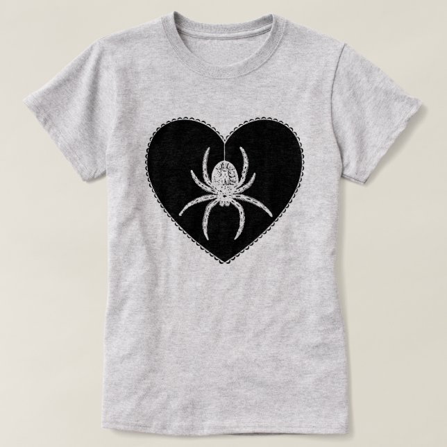 T-shirt Spider Heart (Design devant)
