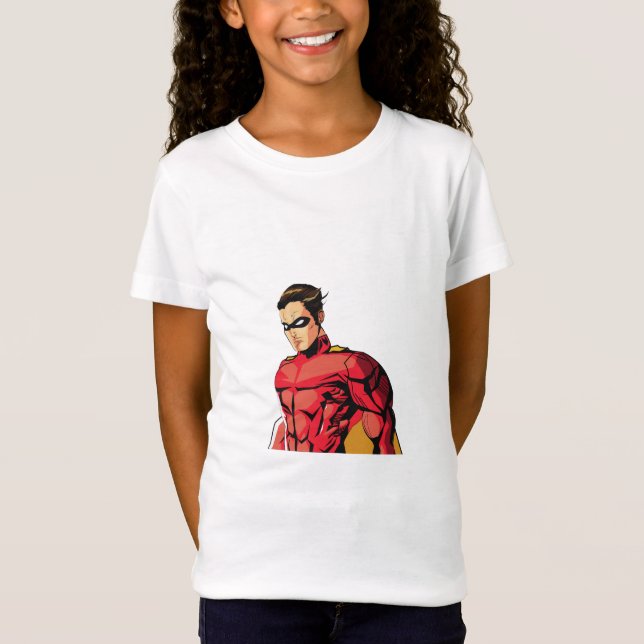 T-Shirt Spider Hero Graphic T-Shirt" (Devant)