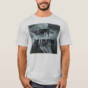 T-shirt Spider Leg Halloween et Eerie Arrière - plan Mens 