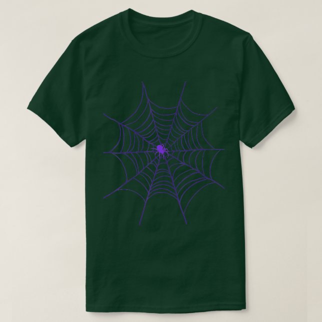 T-shirt Spider Web Design Tee (Design devant)