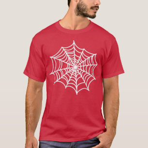 T-shirt Spider Web, Lazy Halloween Costume Éffrayant Dépla