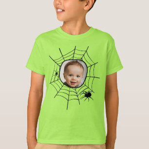 T-shirt Spider web spiderweb éffrayant fun photo personnal