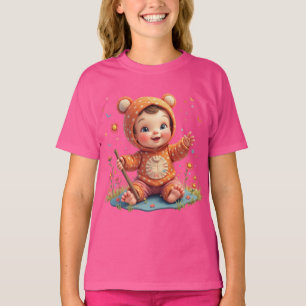 T - Shirt Spielerisches Charakterdesign für Kinder
