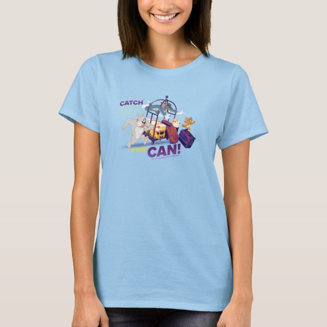 T-shirt Spike, Tom & Jerry - Catch Me If You Can (Devant)