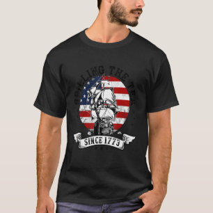 T-shirt Spilling The Tea Depuis 1773 Us History Teacher Pr