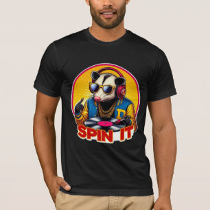 T-SHIRT SPIN IT-OPOSSUM DJ 6