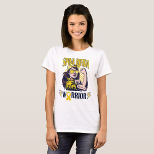 T-shirt Spina Bifida Guerrier Croire et combattre